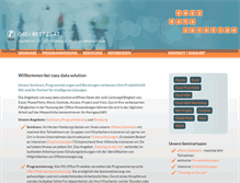 Tablet Screenshot of easydatasolution.de